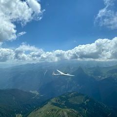 Flugwegposition um 11:28:20: Aufgenommen in der Nähe von Gemeinde Tweng, Tweng, Österreich in 2571 Meter